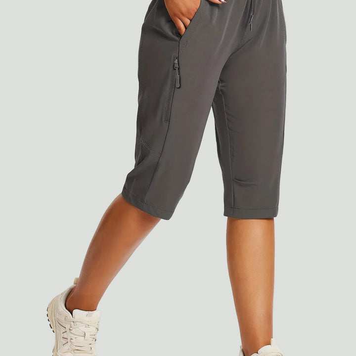 Men’s Lightweight Hiking Cargo Shorts – Quick-Dry with Elastic Waist