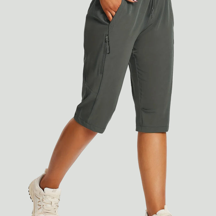 Men’s Lightweight Hiking Cargo Shorts – Quick-Dry with Elastic Waist