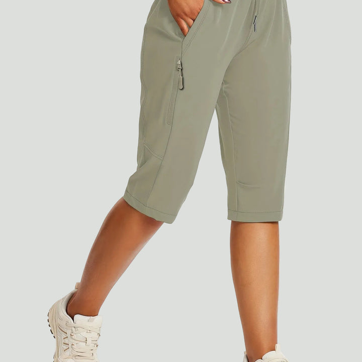 Men’s Lightweight Hiking Cargo Shorts – Quick-Dry with Elastic Waist