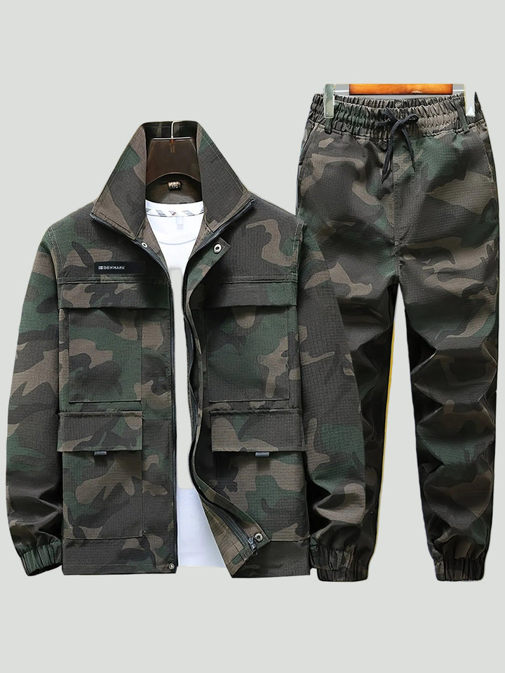 Men’s Lightweight Outdoor Workwear Set – Multi-Pocket Design for Field Use