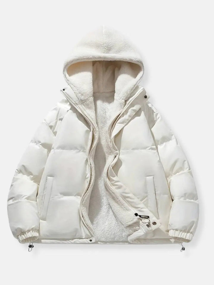 Women’s Warm Zip-Up Winter Jacket | Padded Design for Cold Days