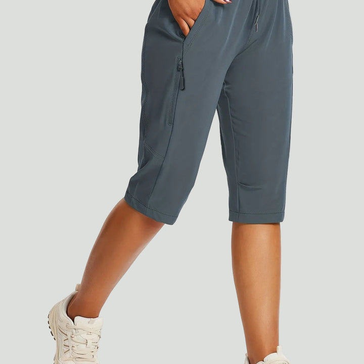 Men’s Lightweight Hiking Cargo Shorts – Quick-Dry with Elastic Waist