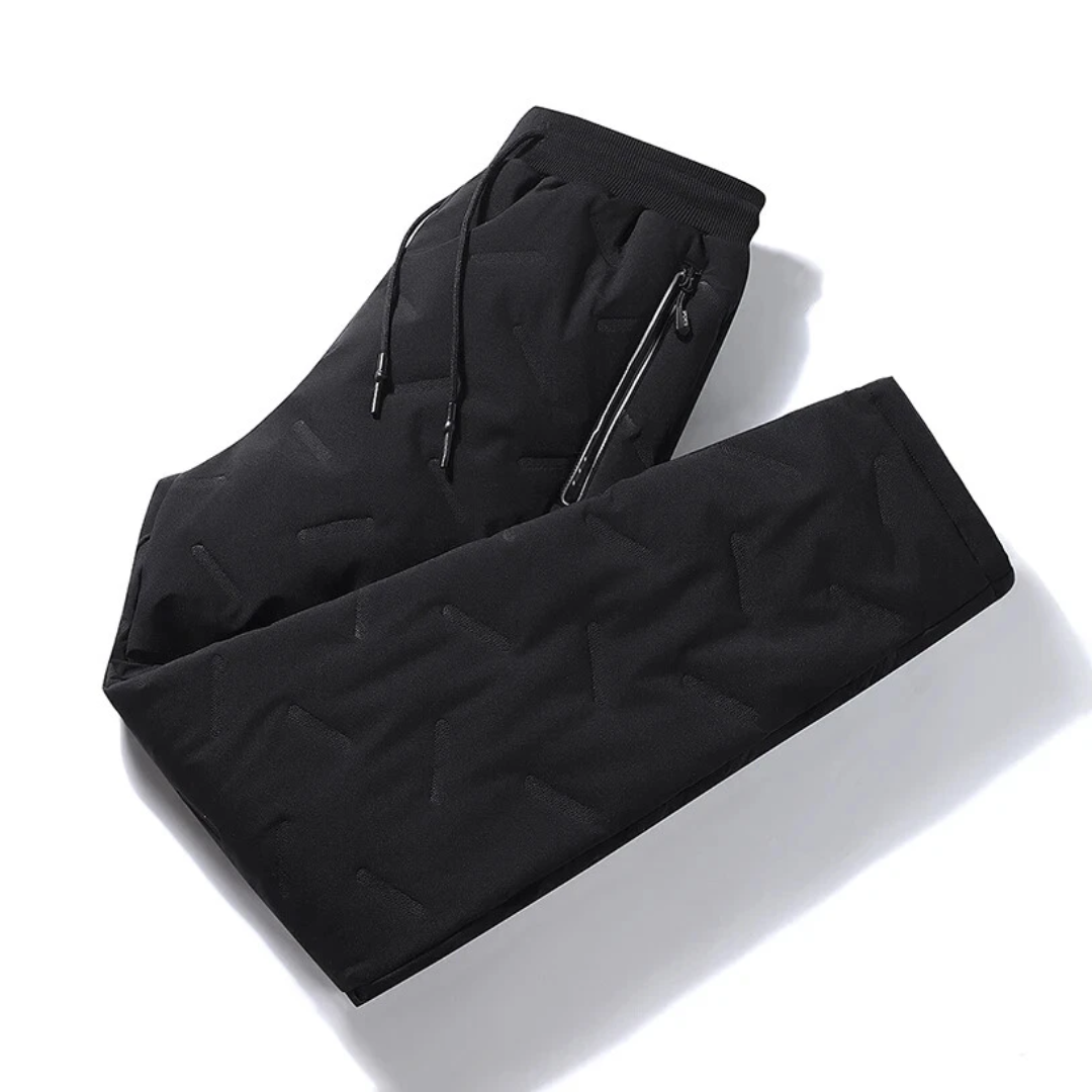 Men’s Thermal Joggers – Fleece-Lined, Water-Resistant Winter Trousers