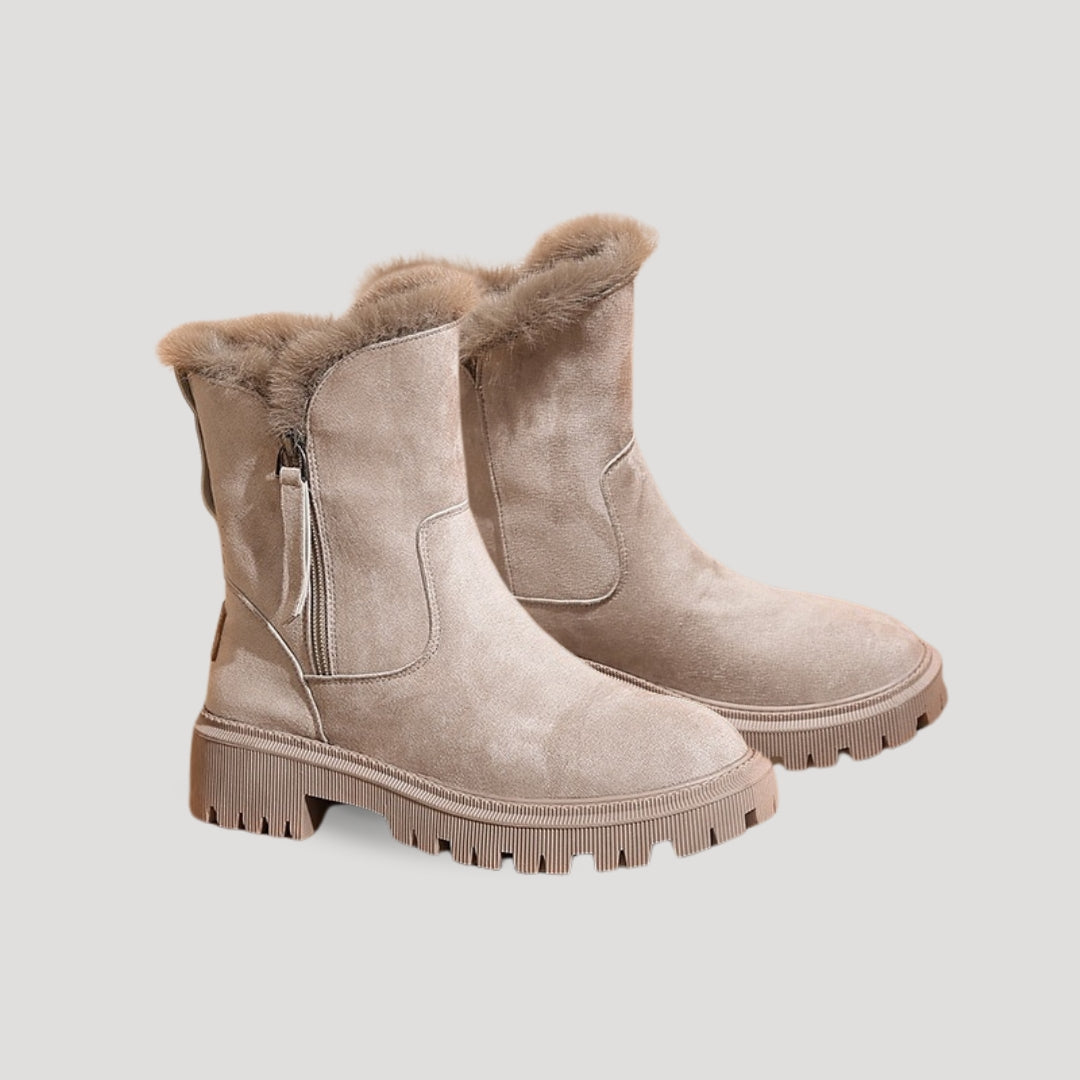 Women’s Fur-Lined Ankle Boots | Warm, Durable and Stylish for Cold Weather