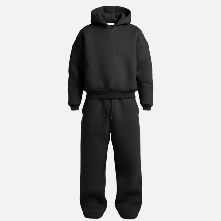 Men’s Oversized Tracksuit Set – Relaxed Hoodie & Joggers