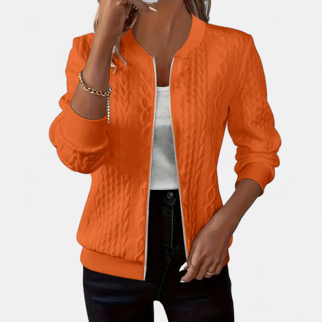 Women’s Cable Knit Cardigan – Flattering Fit & Classic Style