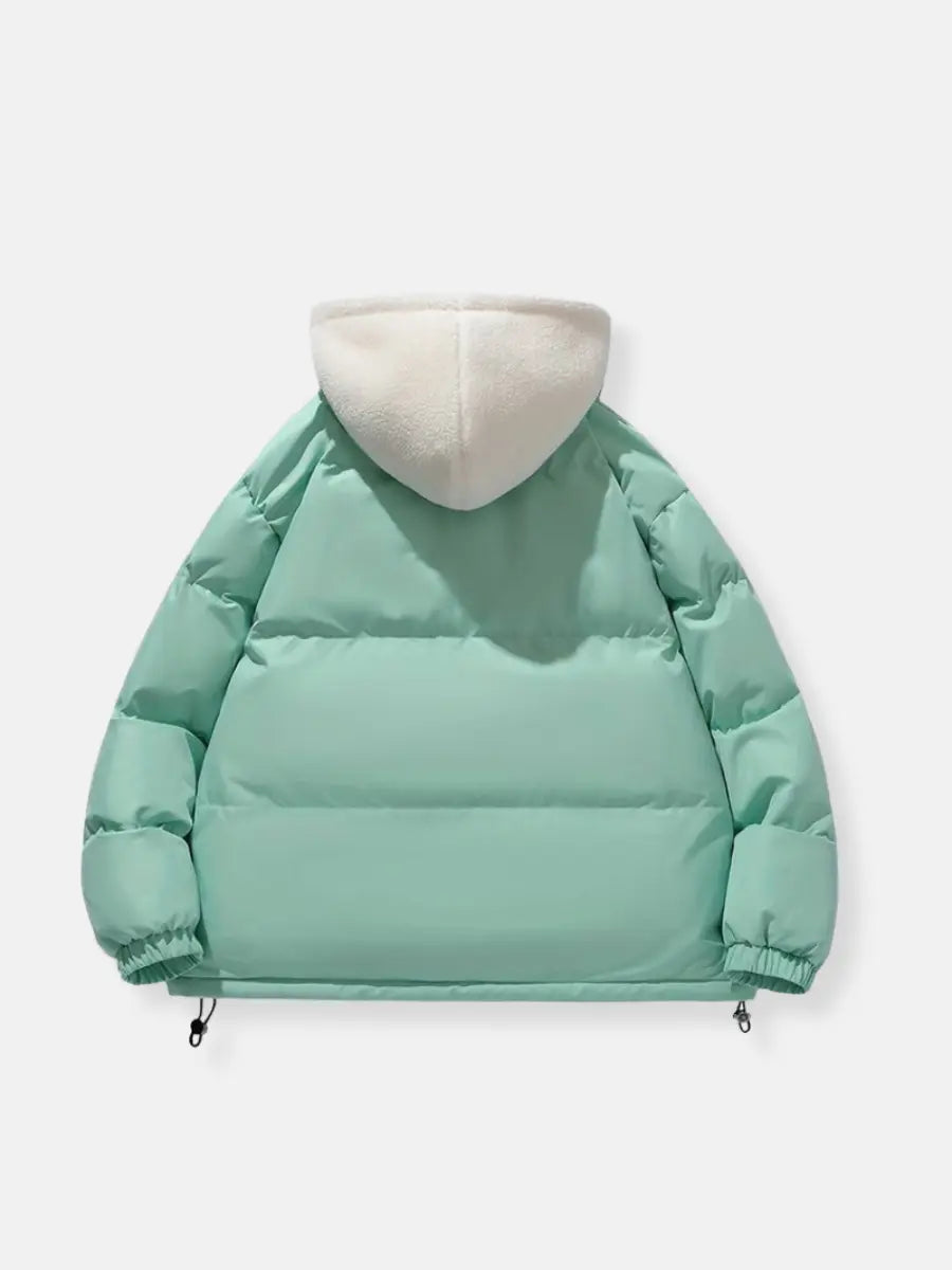 Women’s Warm Zip-Up Winter Jacket | Padded Design for Cold Days