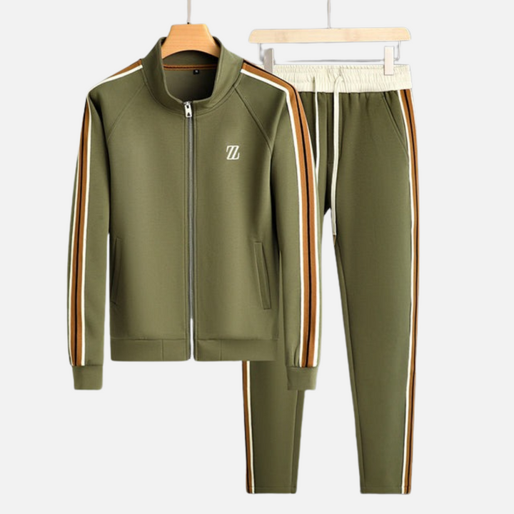 Men’s Smart Tracksuit Set – Zip Jacket & Tapered Joggers