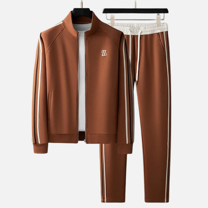 Men’s Smart Tracksuit Set – Zip Jacket & Tapered Joggers