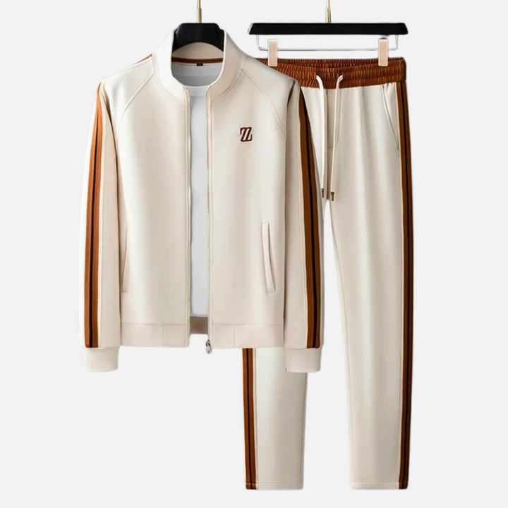 Men’s Smart Tracksuit Set – Zip Jacket & Tapered Joggers