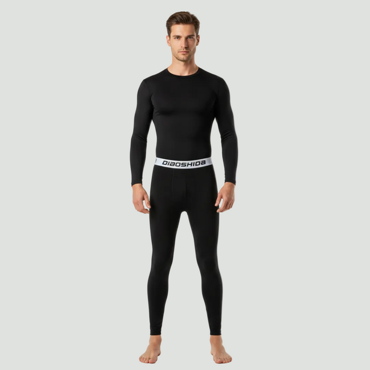 Men’s Thermal Underwear Set – Warm, Stretch Fit for Autumn & Winter