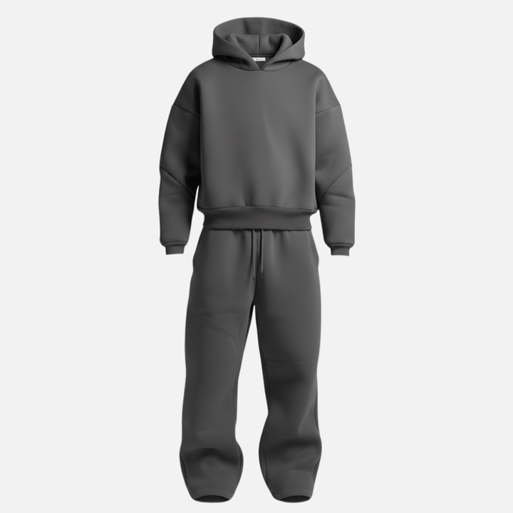 Men’s Oversized Tracksuit Set – Relaxed Hoodie & Joggers