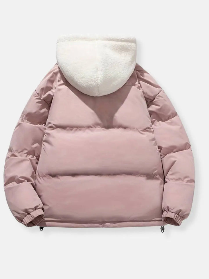 Women’s Warm Zip-Up Winter Jacket | Padded Design for Cold Days