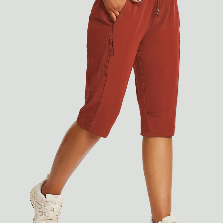 Men’s Lightweight Hiking Cargo Shorts – Quick-Dry with Elastic Waist