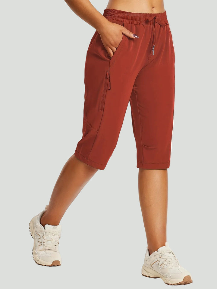Men’s Lightweight Hiking Cargo Shorts – Quick-Dry with Elastic Waist