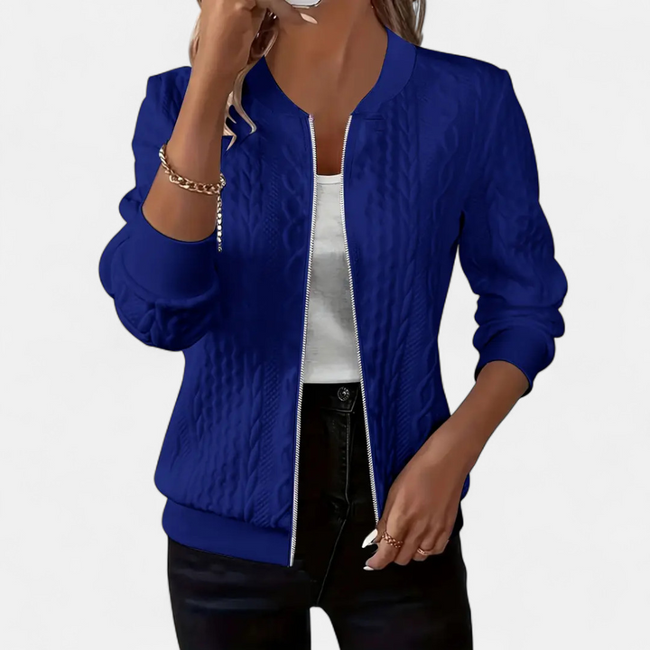 Women’s Cable Knit Cardigan – Flattering Fit & Classic Style