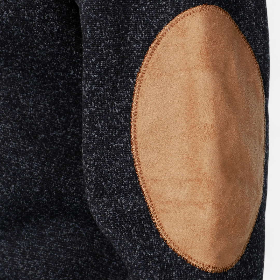 Men’s Stand Collar Knitted Sweater | Refined Warmth for Autumn & Winter