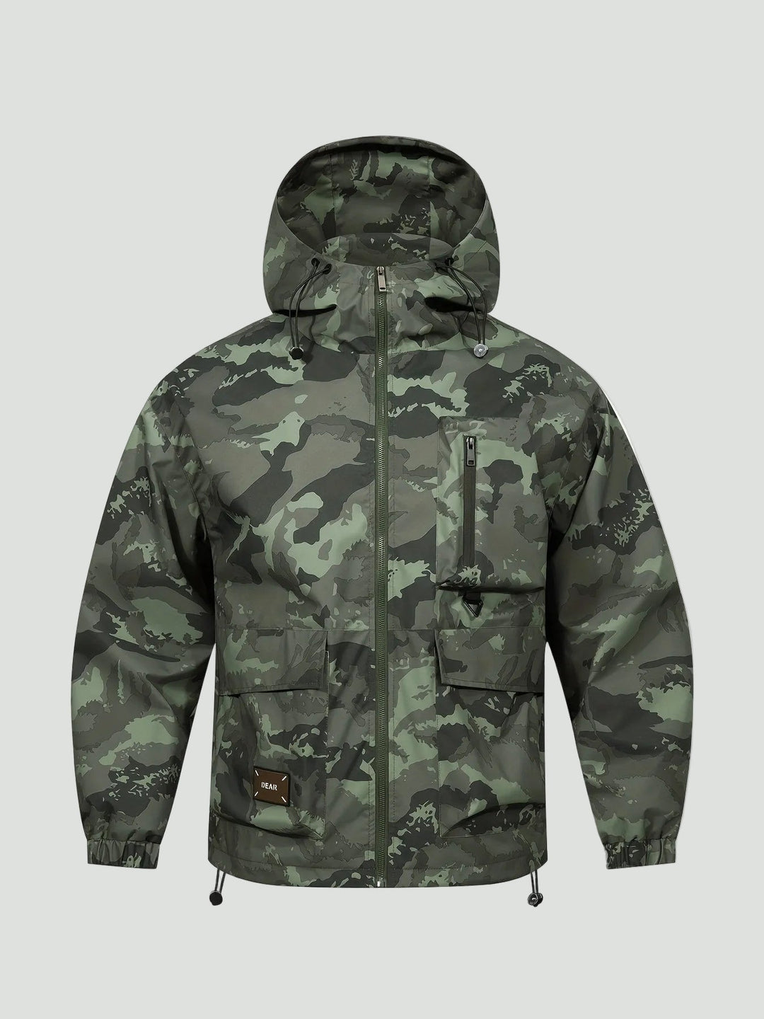 Camouflage Hooded Jacket – Utility-Inspired Casual Outerwear