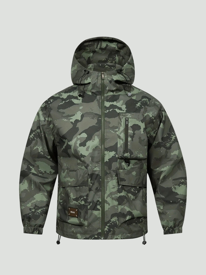 Camouflage Hooded Jacket – Utility-Inspired Casual Outerwear