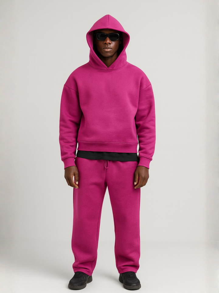 Men’s Oversized Hoodie & Jogger Set – Relaxed Everyday Fit