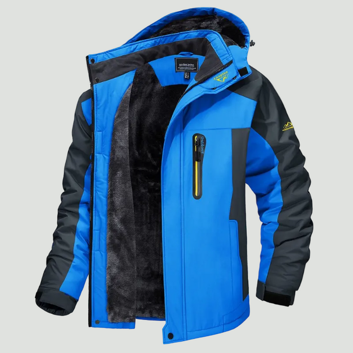 Men’s Softshell Winter Jacket – Water-Repellent with Hood