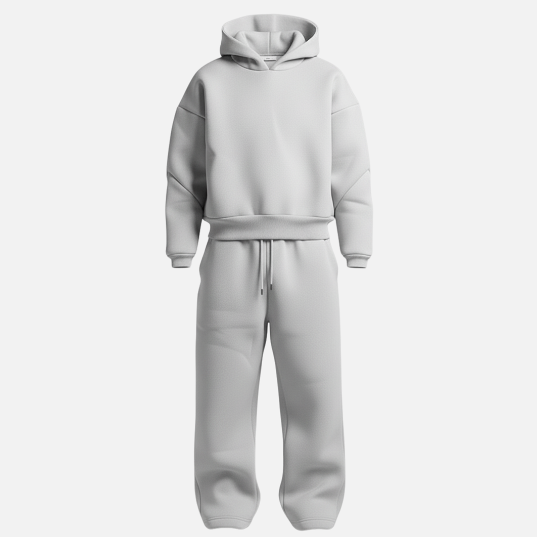 Men’s Oversized Tracksuit Set – Relaxed Hoodie & Joggers