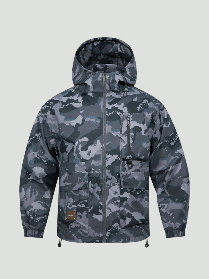 Camouflage Hooded Jacket – Utility-Inspired Casual Outerwear