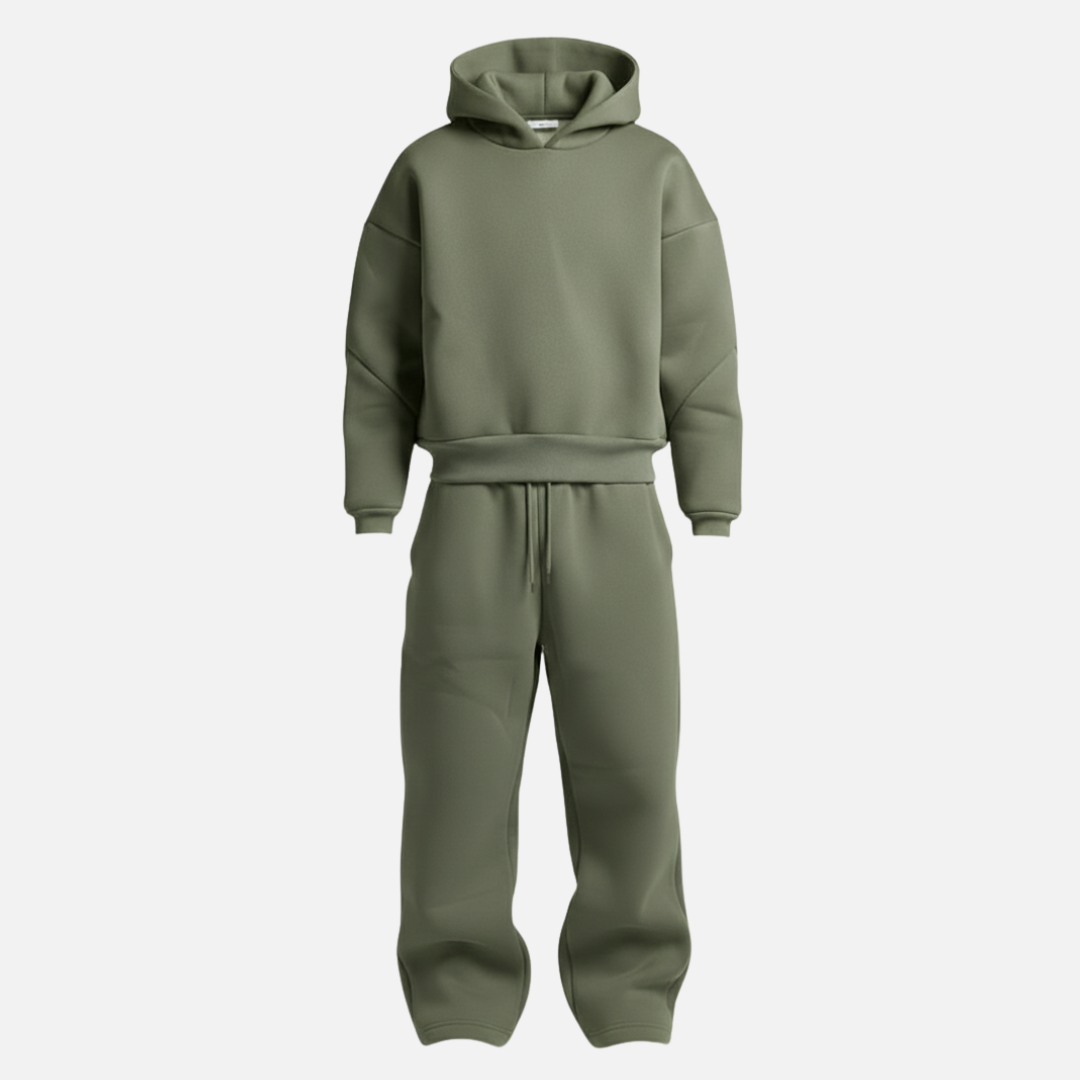 Men’s Oversized Tracksuit Set – Relaxed Hoodie & Joggers