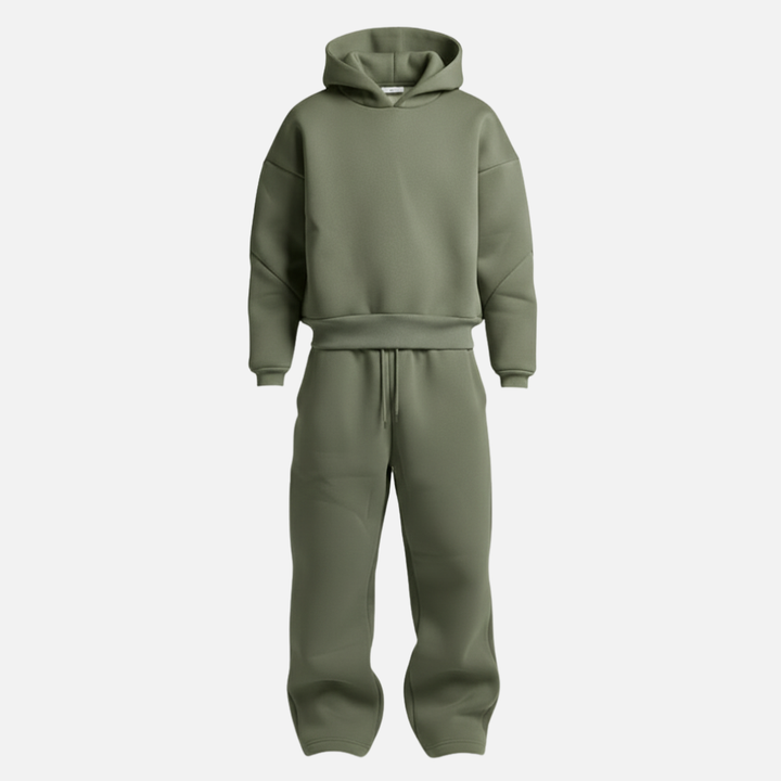 Men’s Oversized Tracksuit Set – Relaxed Hoodie & Joggers
