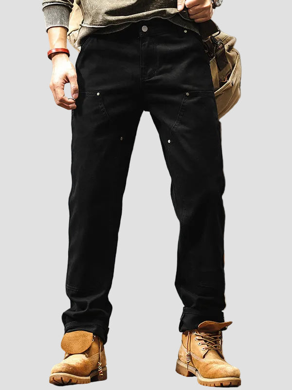 Men’s Utility Cargo Trousers – Straight Leg Outdoor Design