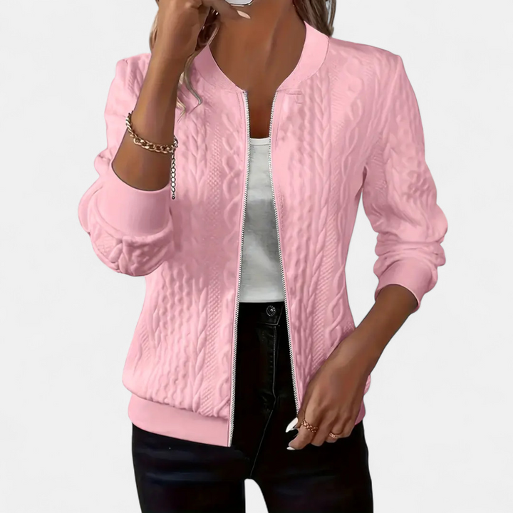 Women’s Cable Knit Cardigan – Flattering Fit & Classic Style