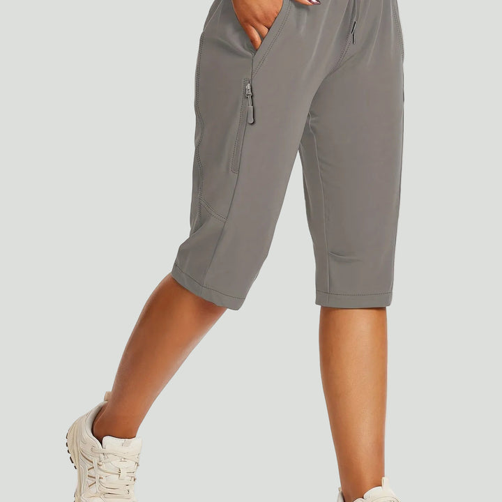 Men’s Lightweight Hiking Cargo Shorts – Quick-Dry with Elastic Waist