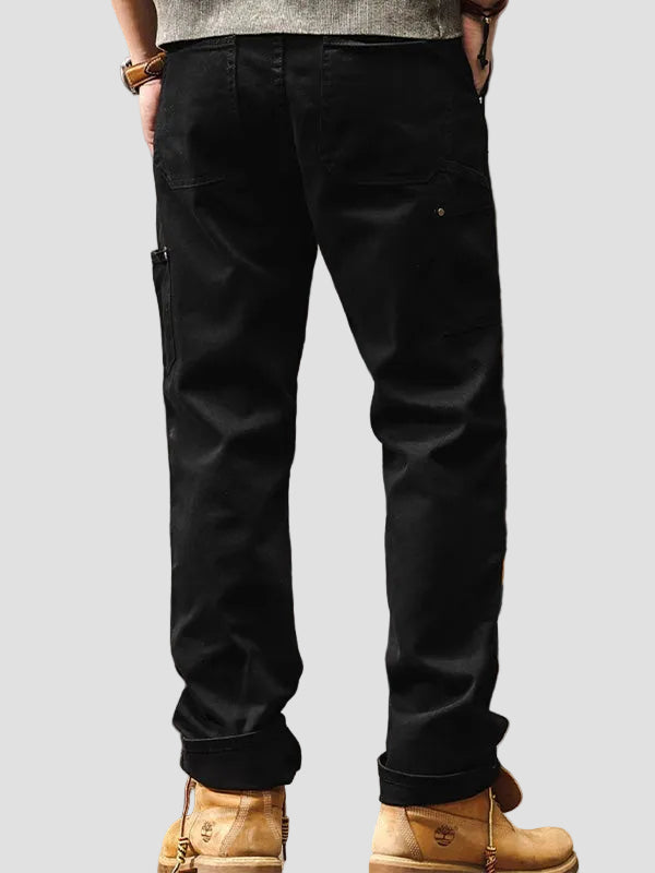 Men’s Utility Cargo Trousers – Straight Leg Outdoor Design