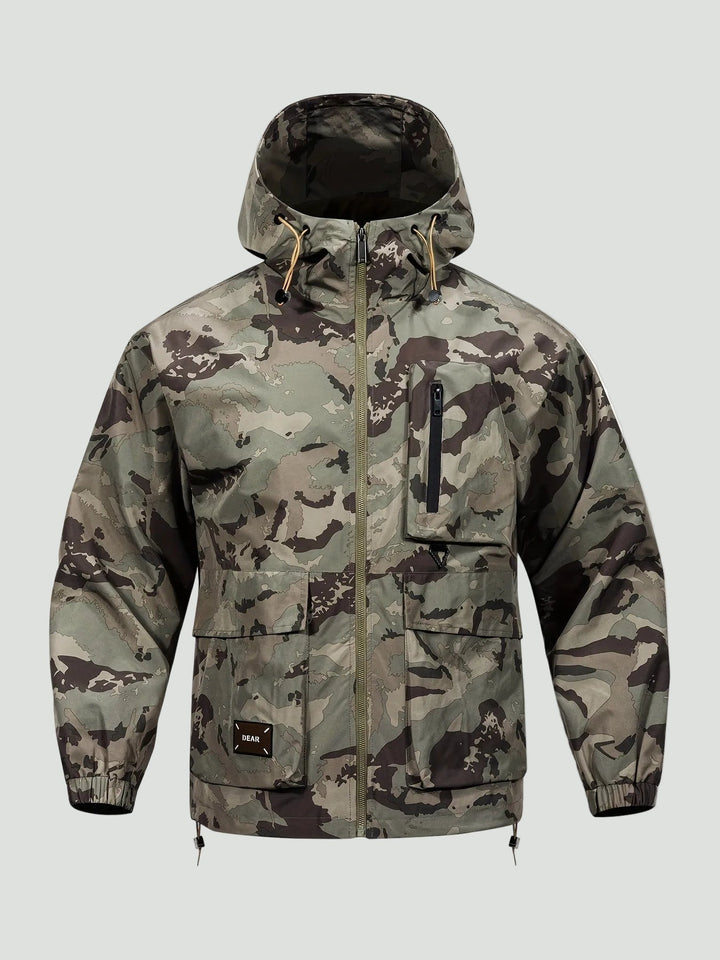 Camouflage Hooded Jacket – Utility-Inspired Casual Outerwear
