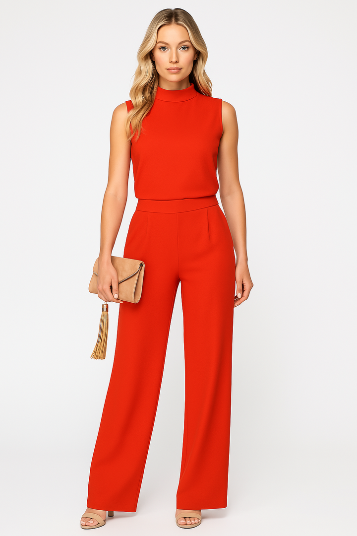 Sleeveless Wide-Leg Jumpsuit | Elegant, effortless and versatile
