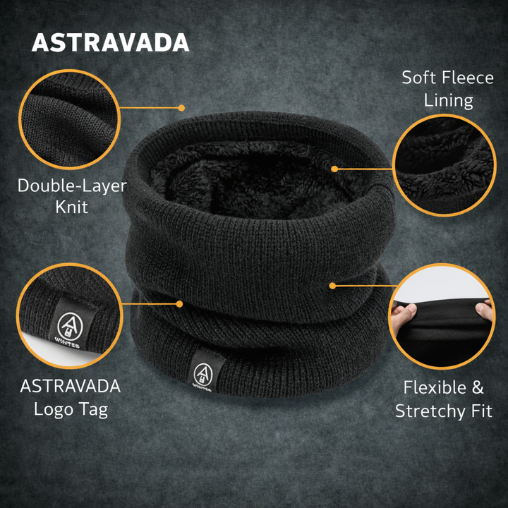 Thermal Knitted Neck Warmer – Soft & Lightweight for Outdoor Use