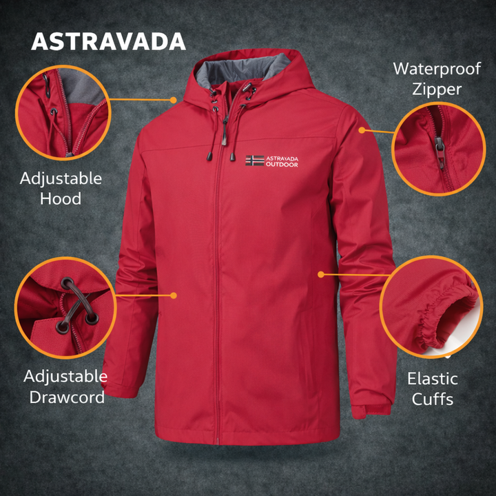 Water-Resistant Breathable Rain Jacket – Lightweight Outdoor Layer
