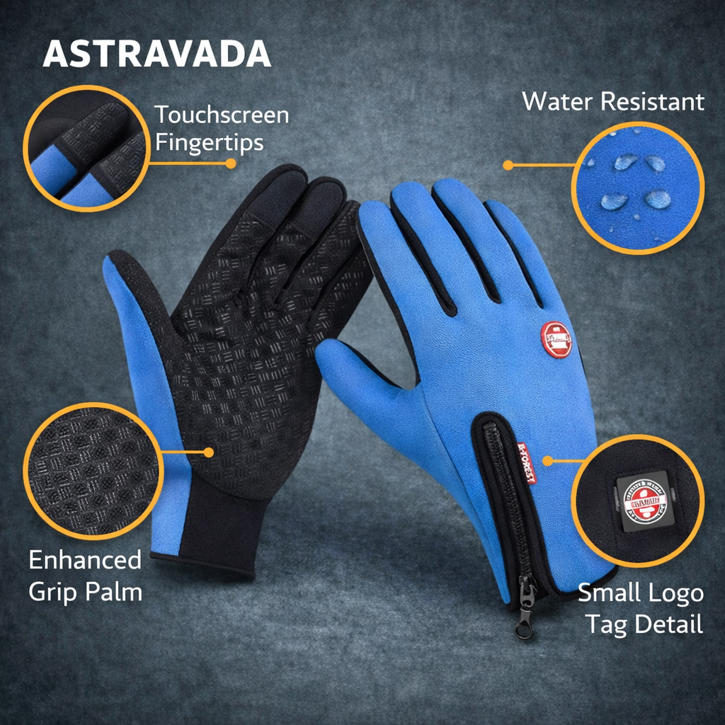 Windproof Thermal Gloves | Warm, Touchscreen-Friendly & Built for Winter