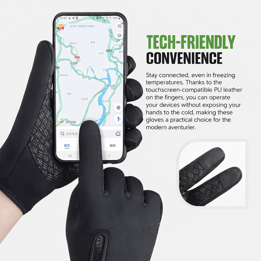 Windproof Thermal Gloves | Warm, Touchscreen-Friendly & Built for Winter