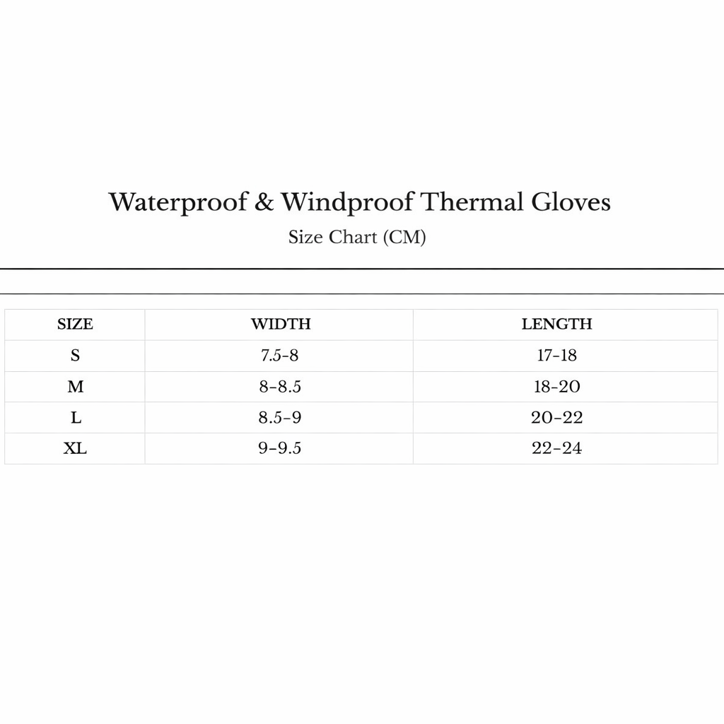 Windproof Thermal Gloves | Warm, Touchscreen-Friendly & Built for Winter
