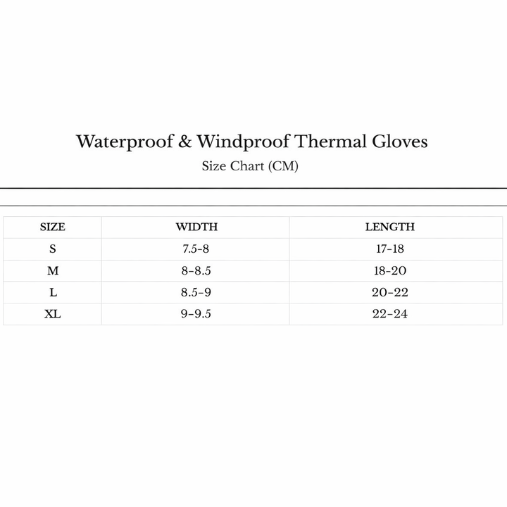 Windproof Thermal Gloves | Warm, Touchscreen-Friendly & Built for Winter
