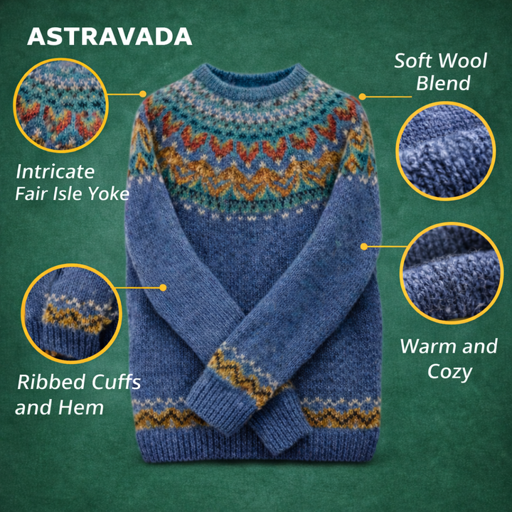 Knitted Fair Isle Sweater – Insulating Layer for Cold Weather