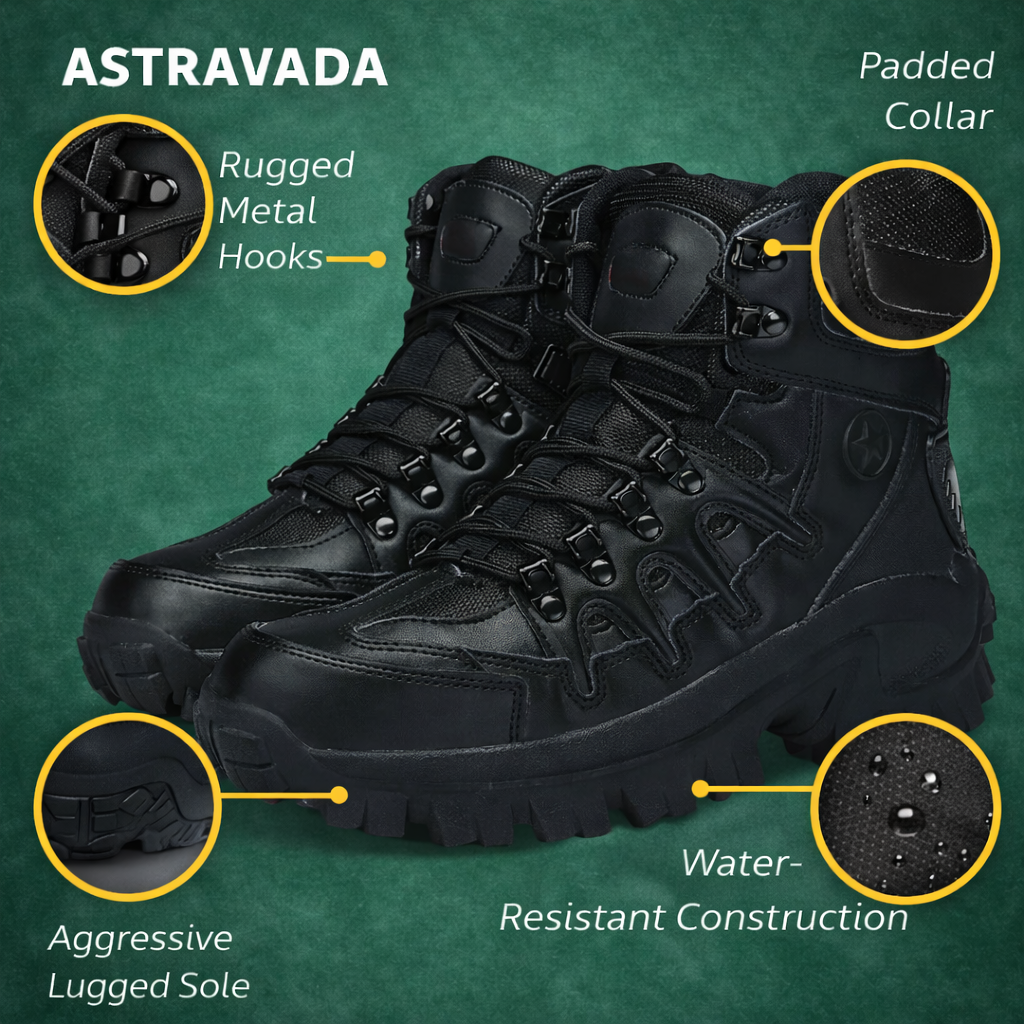Men’s Outdoor Tactical Boots – Durable Support for All-Terrain Use