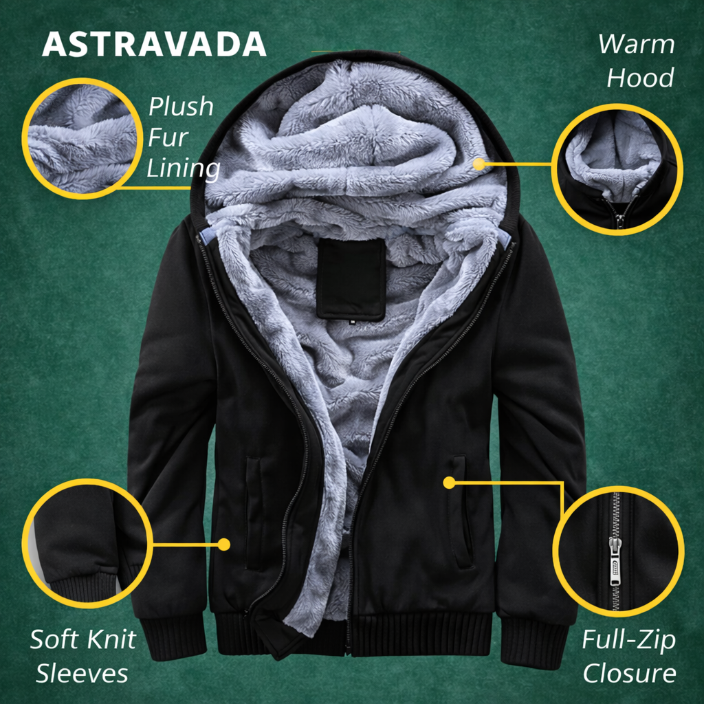 Men’s Fleece Hoodie | Soft, Warm & Relaxed Everyday Comfort