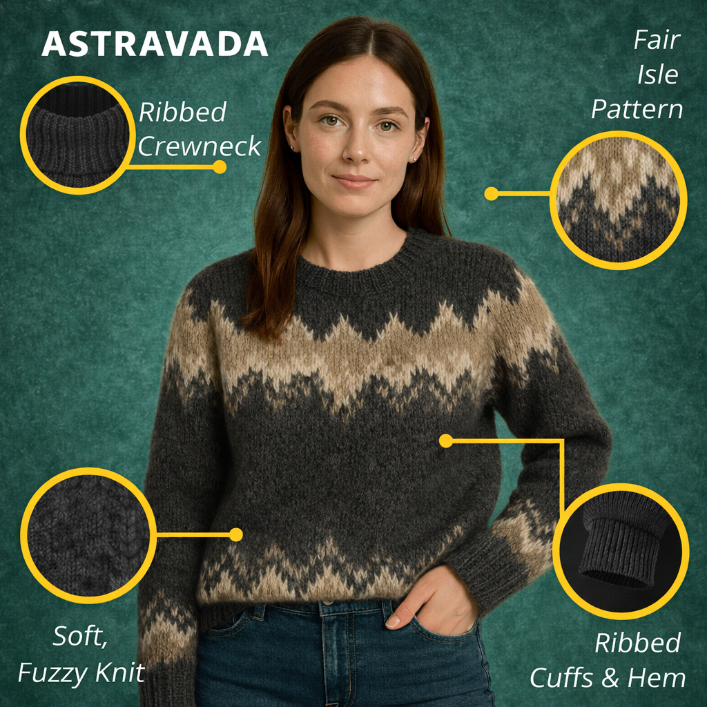 Women’s Elegant Round Neck Jumper – Soft Knit