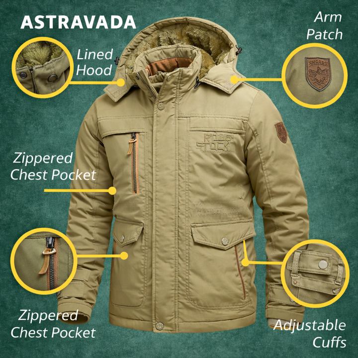 Men’s Insulated Winter Jacket | Weather-Resistant Design and Everyday Protection