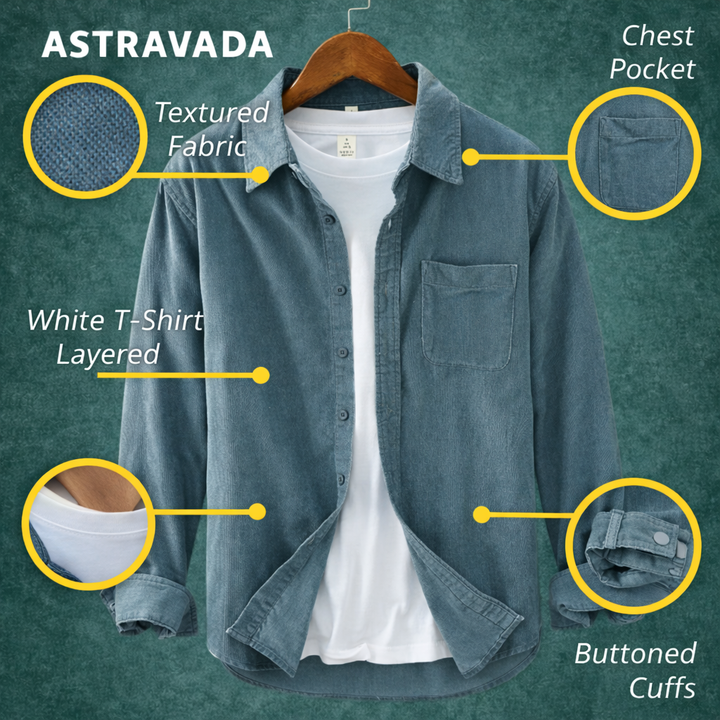 Men’s Corduroy Shirt | Soft Texture and Relaxed Retro Style