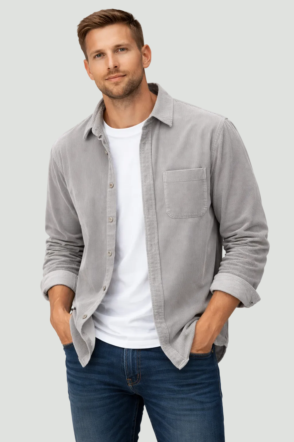 Men’s Corduroy Shirt | Soft Texture and Relaxed Retro Style