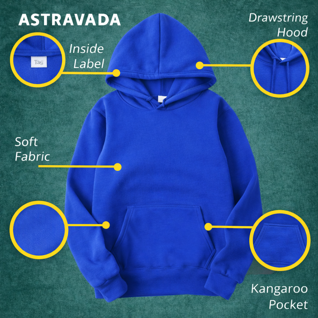 Basic Hoodie for Men & Women | Modern Fit and Everyday Style