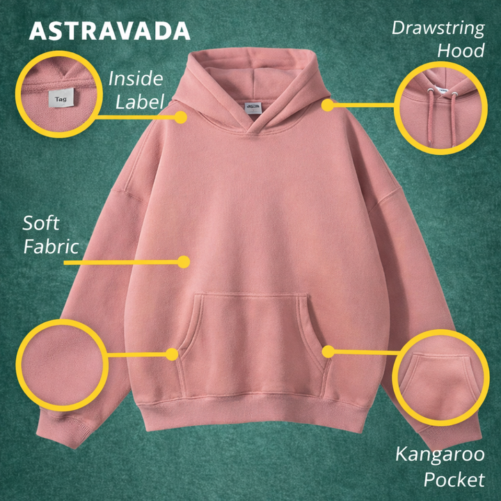 Oversized Unisex Hoodie | Soft Fleece and Relaxed Everyday Warmth